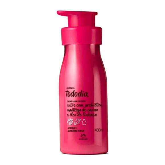 Creme Para o Corpo Ameixa e Gengibre Rosa 400ml VALIDADE: 02/2023 - Natura Tododia