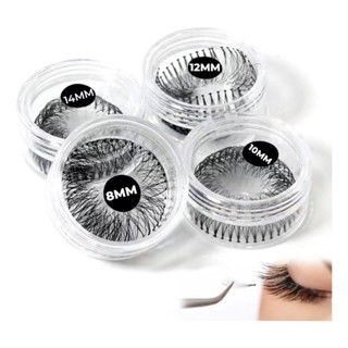 Cílios tufo tufinho bolinha para alongamento 8mm 10mm 12mm 14mm