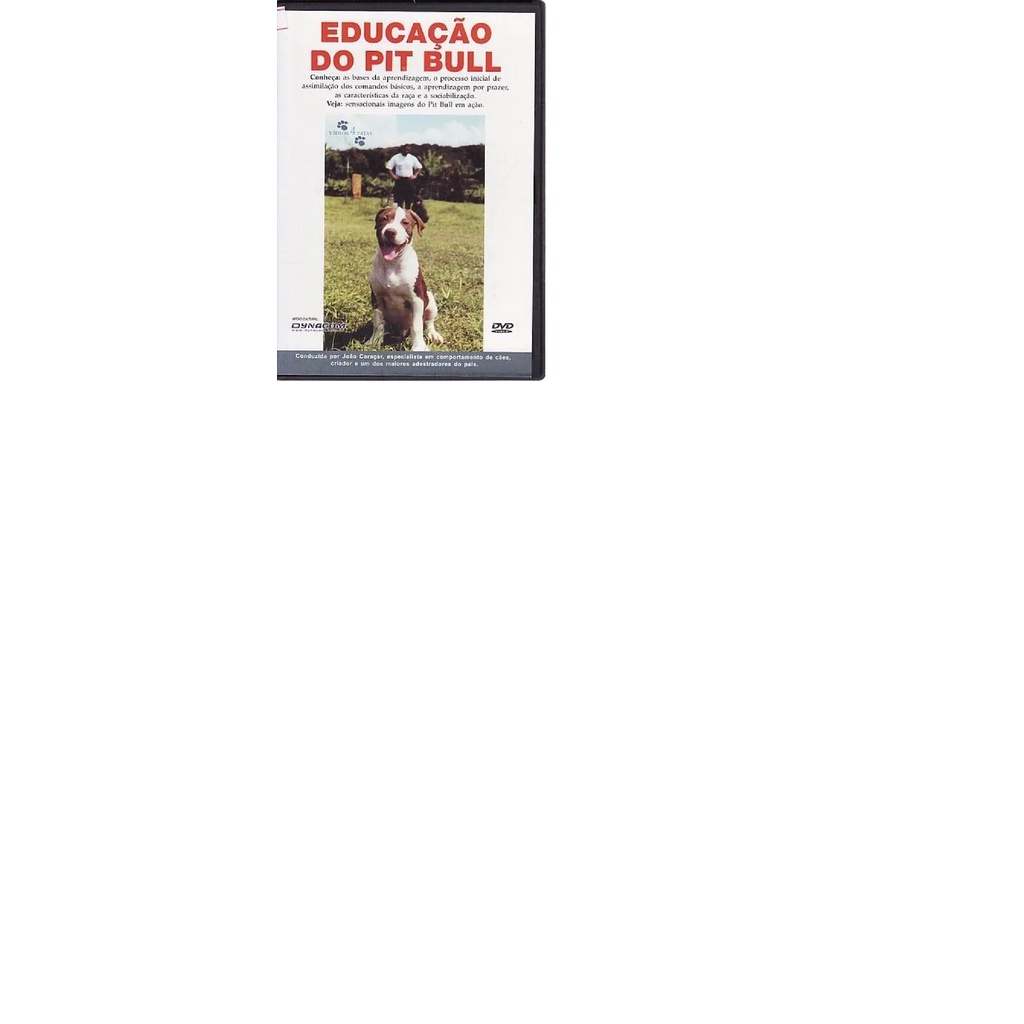 dvd educacao do pit bull lacrado