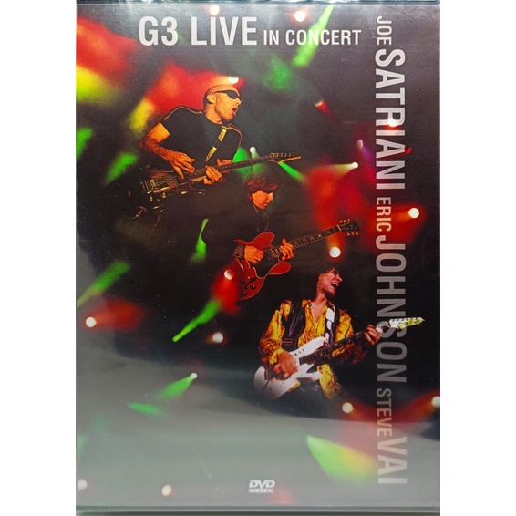 DVD Joe Satriani, Eric Johnson ,Steve Vai G3 Live In Concert