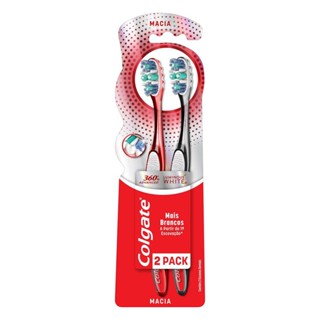 Escova Dental Colgate Luminous White 360º Leve 2 Pague 1