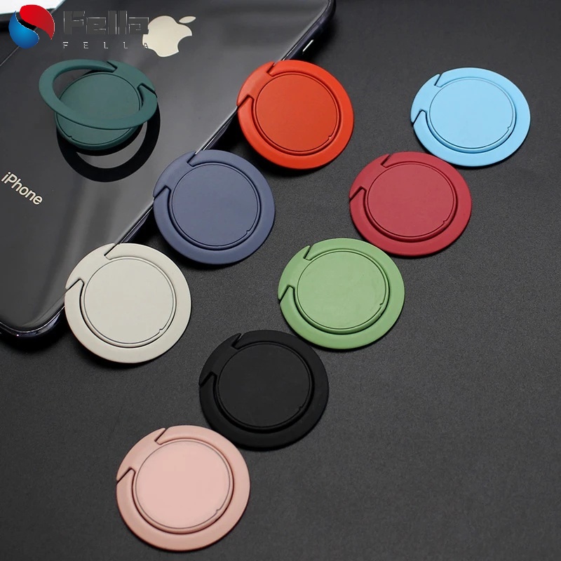 [Novo] 1/2 Unidades Suporte De Telefone De Metal 360 Graus Anel De Dedo Mesa De Carro Celular Tablet Móvel em Oferta na Shopee