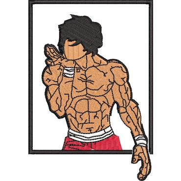 Patch bordado Baki Hanna termocolante