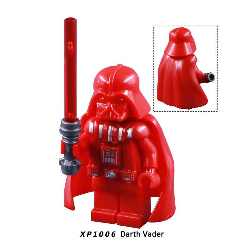 Mini Figuras Red Master Vader Kids Block Toy Gift Para Crianças