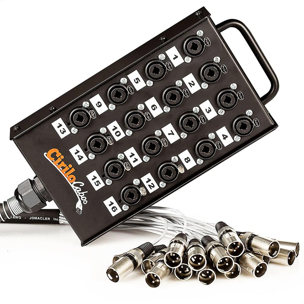 Medusa 16 Vias 20 Metros Conectores Combos Cirilo Cabos