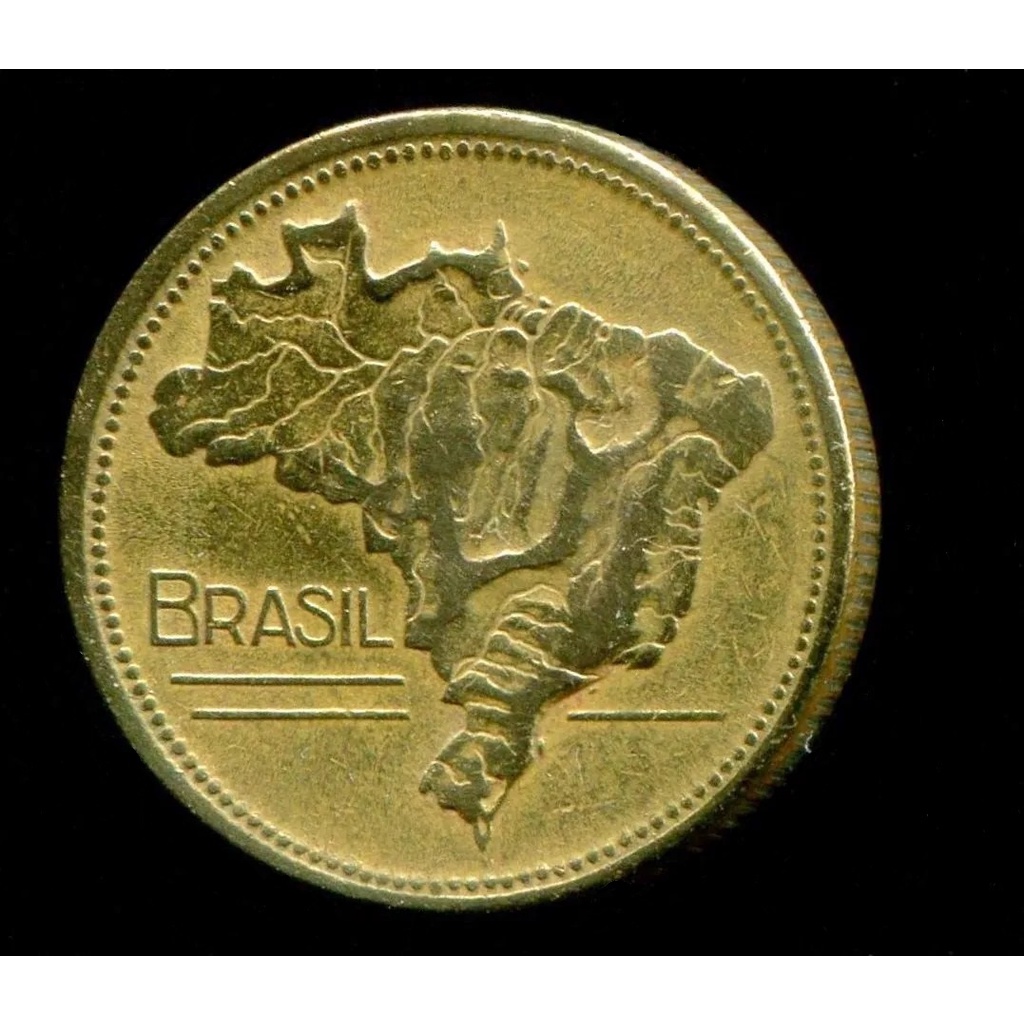 Moeda 2 Cruzeiro2 (Mapa Do Brasil) 1945 1946 1947 1949