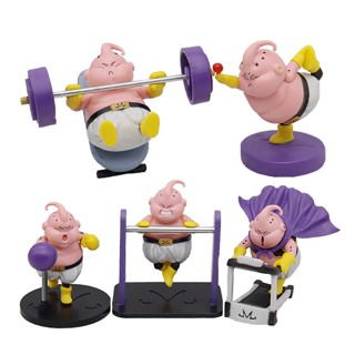 Bola De Dragão GK Muscle Demon Buu Anime Modelo De Mão Ornamento Academia Criativa Boneca De Imitação
