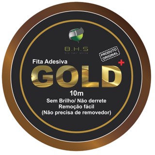 Fita Adesiva para Prótese Capilar & Perucas GOLD + 10 metros x 2,5 cm