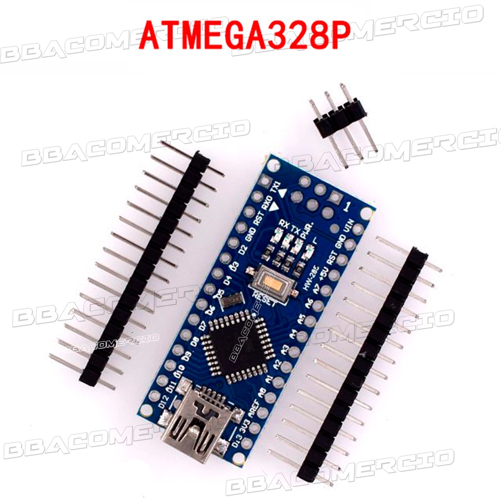 Placa Nano Atmega328 Ch340 Compativel Com Arduino V3