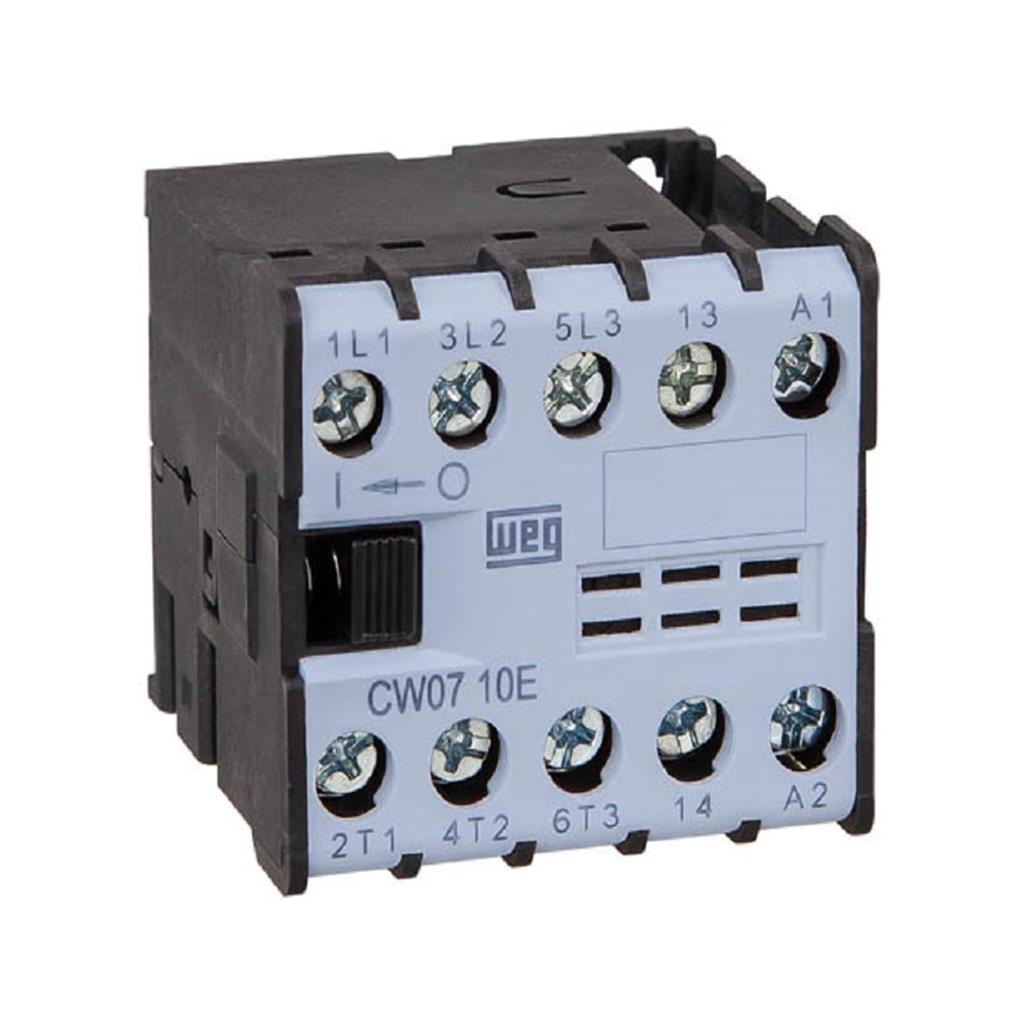 Contator Mini Potencia Tripolar 7A 190-220V 1Na 50/60Hz Weg em Oferta na Shopee