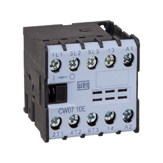 Contator Mini Potencia Tripolar 7A 190-220V 1Na 50/60Hz Weg em Oferta na Shopee