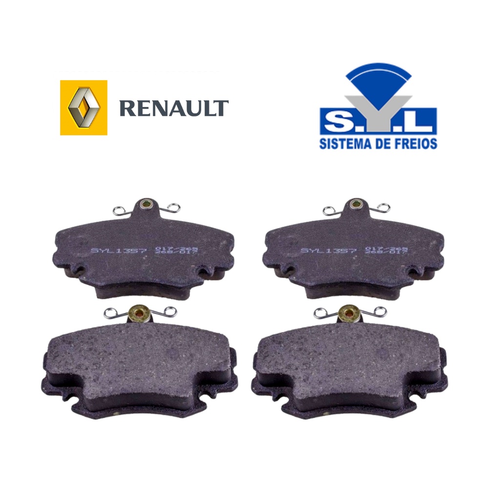 Pastilha Freio Dianteira Renault Clio Megane Sandero Logan Symbol em Oferta na Shopee