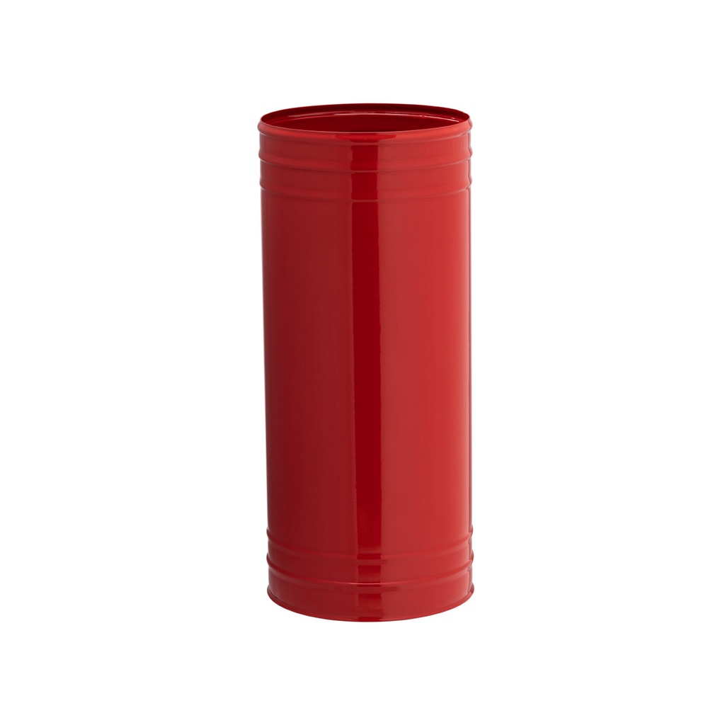 Porta guarda-chuvas vermelho aço galvanizado 40 x 17 cm