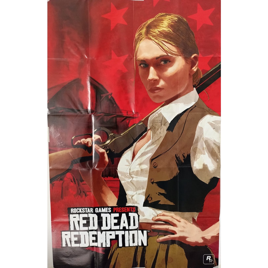 Mapa Red Dead Redemption II 30X40 cm - Escorrega o Preço