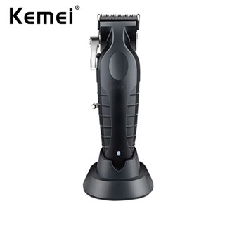 Kemei Máquina De Cortar Cabelo Sem Fio De Precisão Profissional Fade Recarregável De 2500mAh Para Barbearia