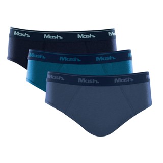 Kit com 3 Cuecas Slip Tamanho Plus Size Algodão Mash