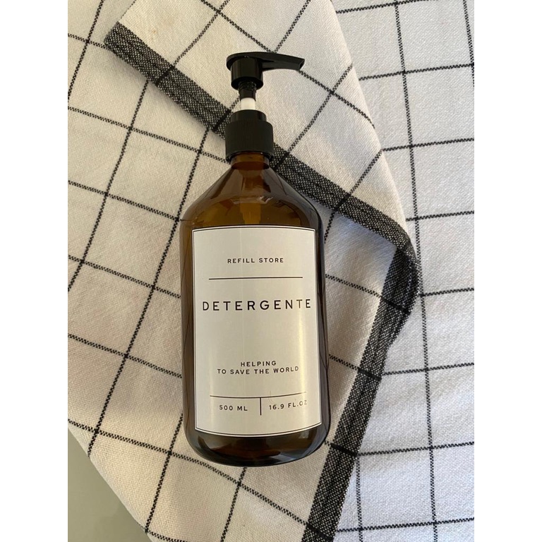 Frasco Detergente 500ml Vidro