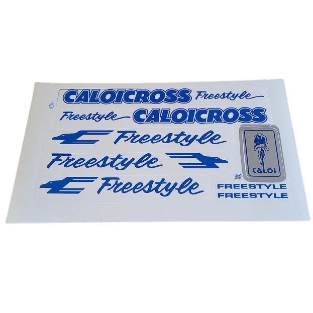 adesivo caloi cross freestyle azul