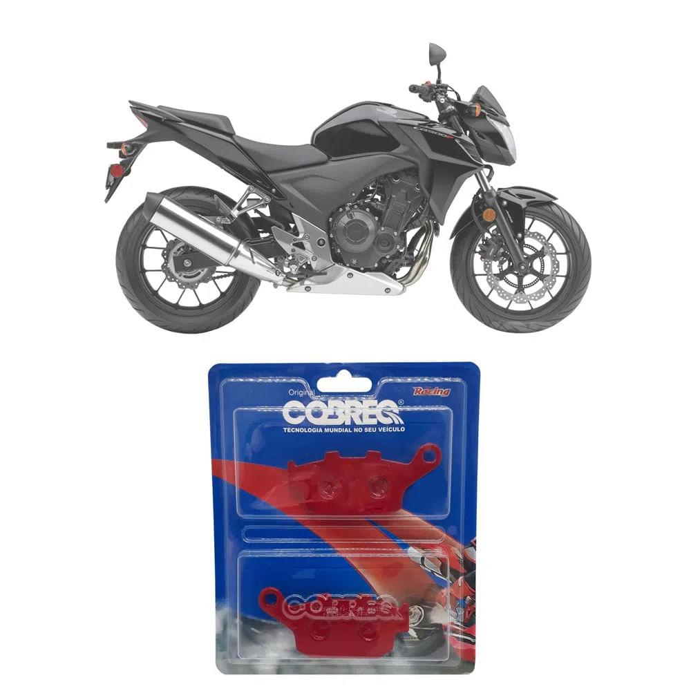 Pastilha Freio Traseira Cobreq N 1824 Honda CB 500F 2013