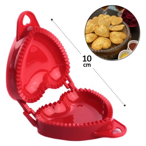 Forma para Pastel de Plastico 10cm Formato Coracao