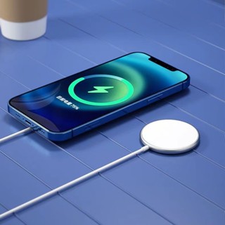 [Com Logotipo] Carregador Magnético Sem Fio Magsafe 15w Para Iphone 12 13 14 Pro Max De Carregamento Rápido Iphone