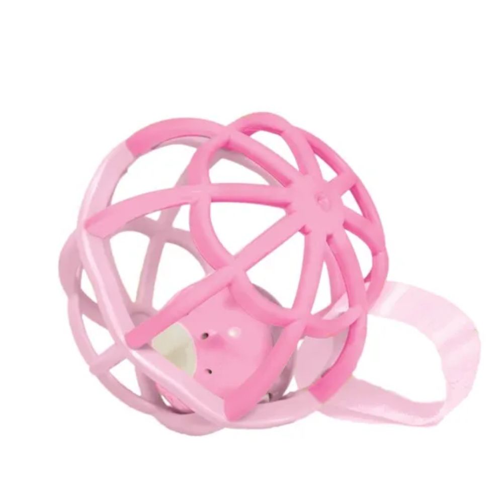 Brinquedo Interativo Para Bebe cor rosa Baby Ball Luz E Som Infantil chocalho bola colorida estimulos