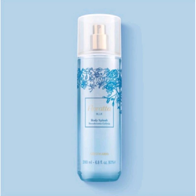 Frasco spray de 200 ml do body splash Floratta Blue