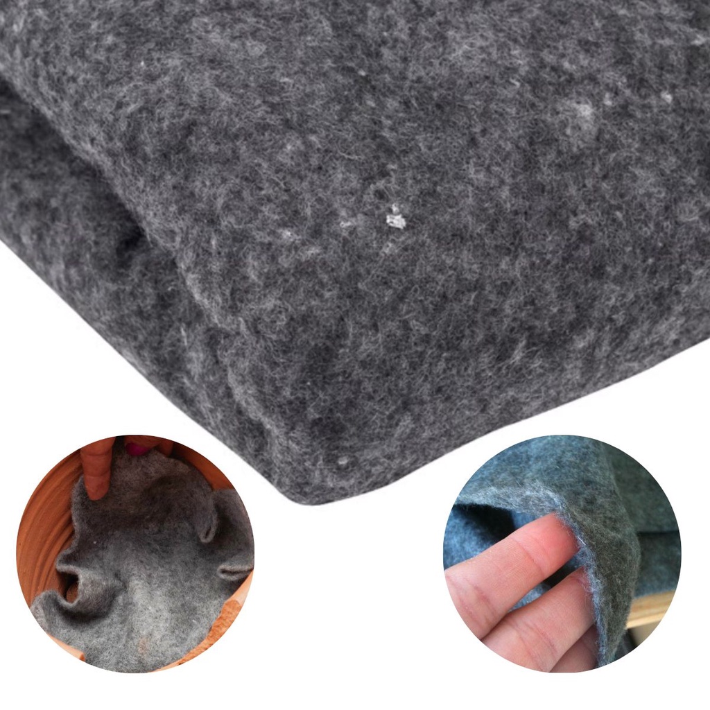 Manta Bidim Geotextil Cinza Para Drenagem Da Planta Vaso Solo Canteiro e Horta -1 Metro Promoção!