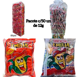 Mini Pipoca Doces para festas-Emília- Fardo C/50un 12g