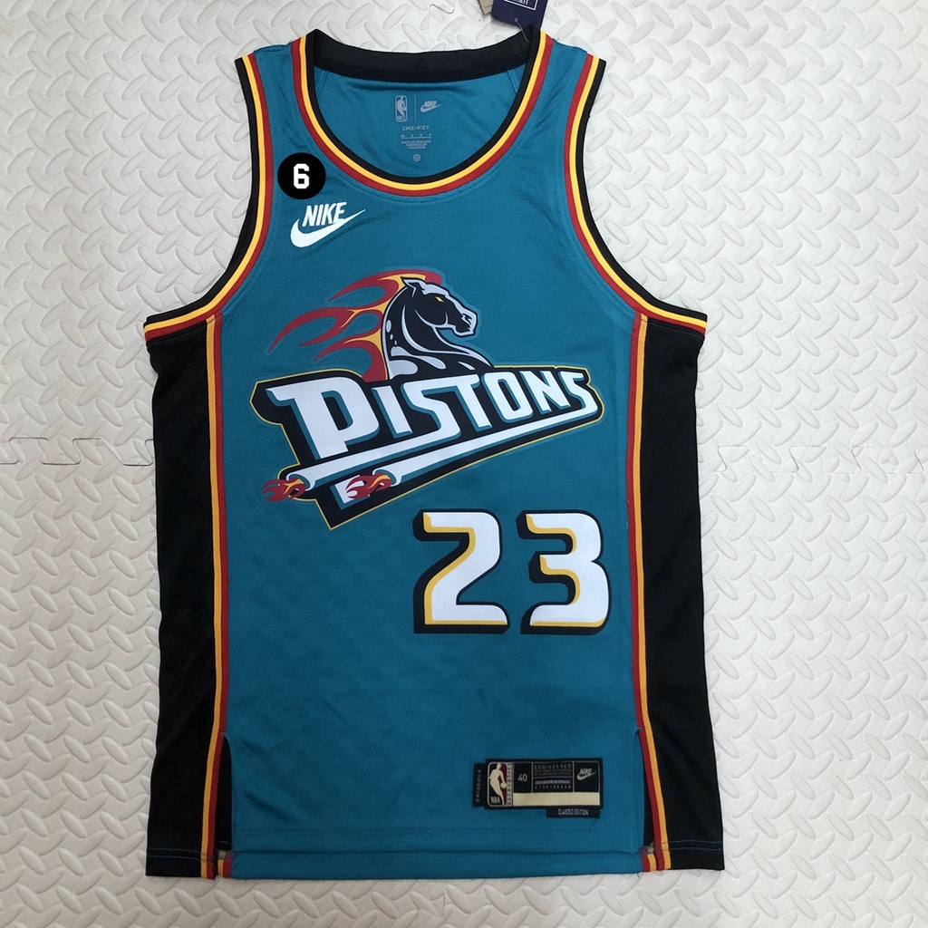 Camisa Masculina Detroit Pistons Jaden Ivey 2023 Teal De Basquetebol