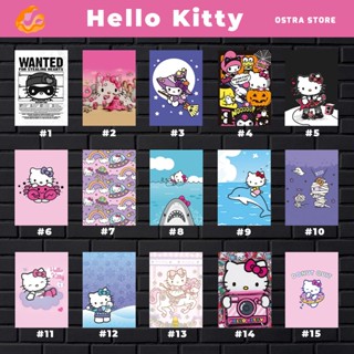 Hello Kitty  01 a 15 - Desenho - Placa decorativa MDF - 14x20 28x20  - Quadro parede & decoração - Presente