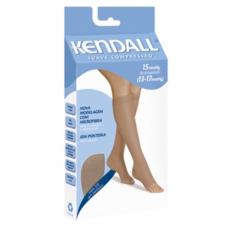 Meia 3/4 kendall suave compressão sem ponteira