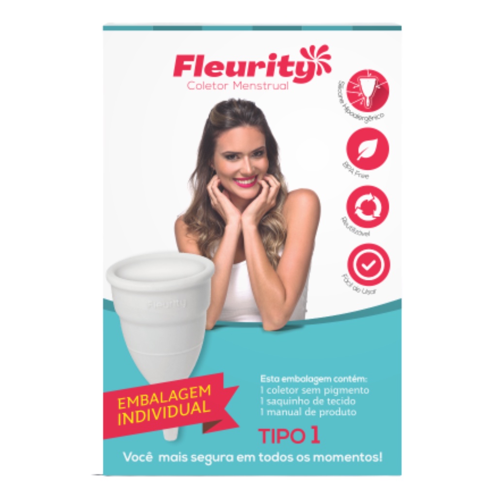 COLETOR MENSTRUAL COPO DE SILICONE TIPO 1 MULHERES +30 ANOS e/ou JÁ FORAM GESTANTES