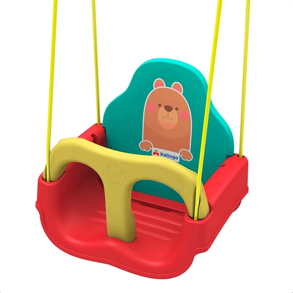 Balanço Infantil Ursinho Até 23kg Com Cinto de Segurança Xalingo - 09355 em Oferta na Shopee