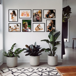 Porta Retrato 15x21 Moldura Decorativo Mosaico Composição de Fotos Família Viagem Fundo MDF em Oferta na Shopee