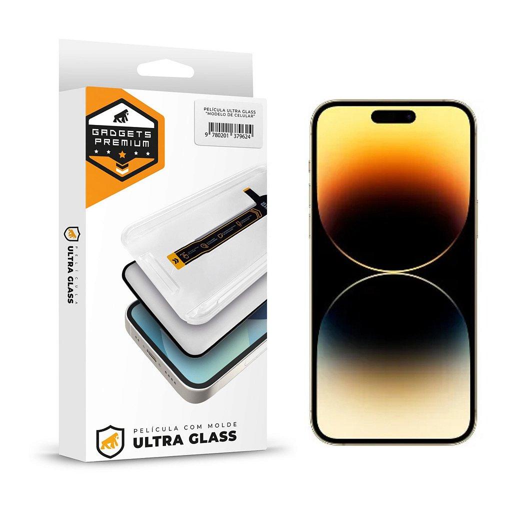 Película para iPhone 14 Pro Max - Ultra Glass - Preta - Gshield em Oferta na Shopee