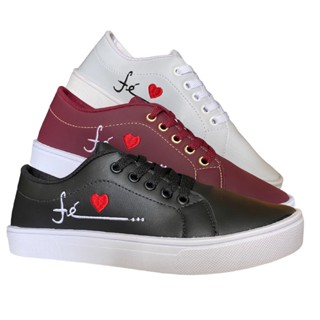 Kit 03 Pares Tenis Feminino Sapatilha Casual Confortavel Promoção Envio Imediato!