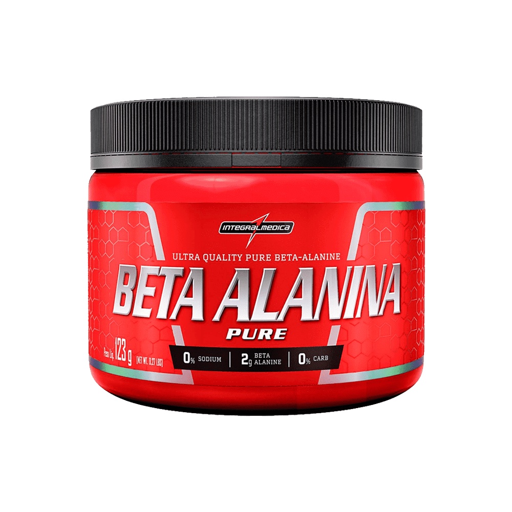 Integralmedica Beta Alanina Pura - 2g por Porção - Suplemento para Treinos Intensos - Recuperação Muscular - 123g em Oferta na Shopee