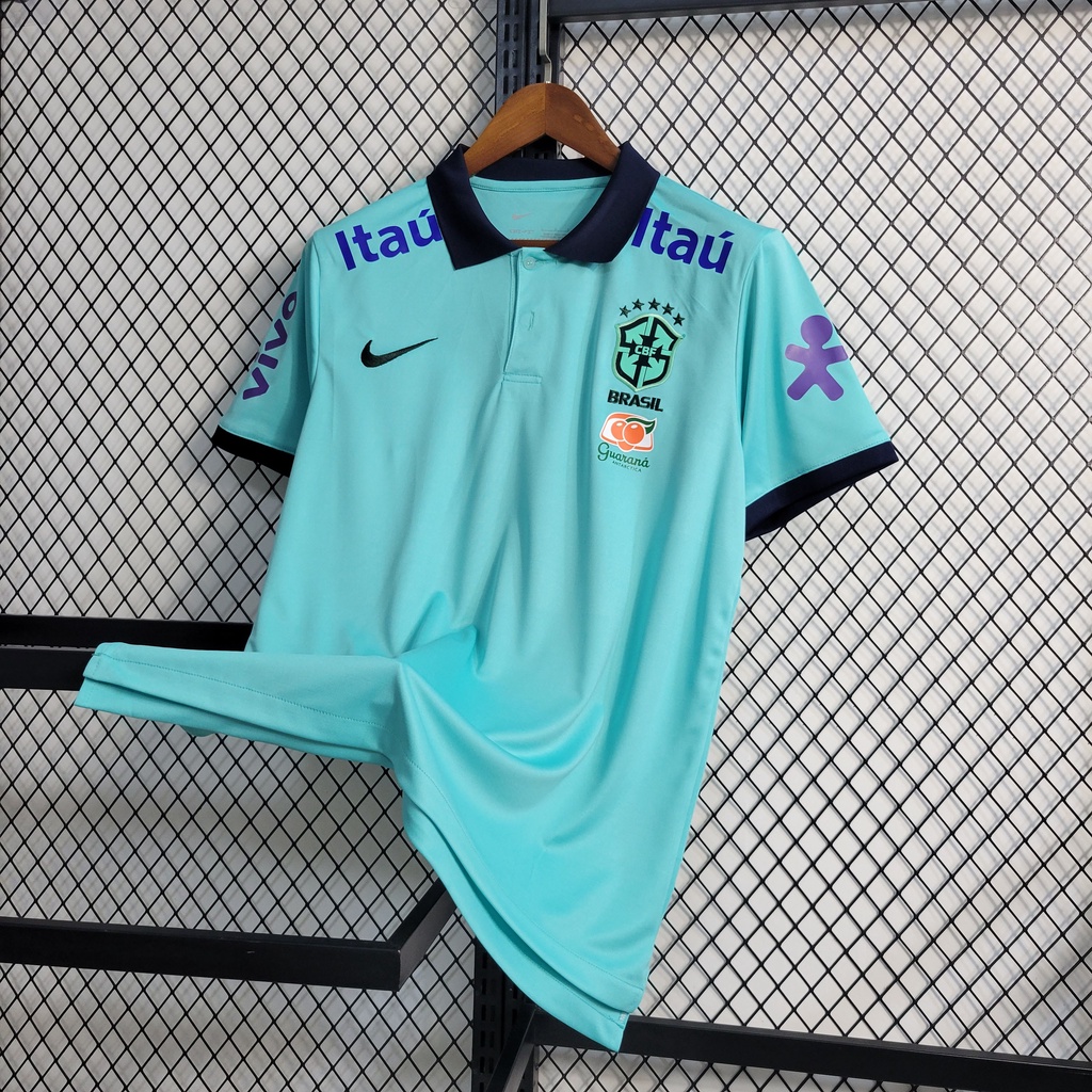 2022 Camisa De Futebol Polo Verde Claro - Escorrega o Preço