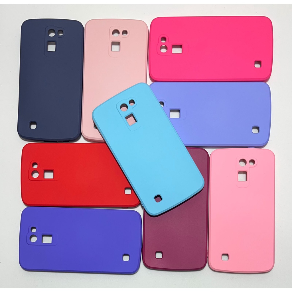Capa Protetora para LG K10 Silicone com Proteção de Câmera Interior Aveludado Macia TPU Premium