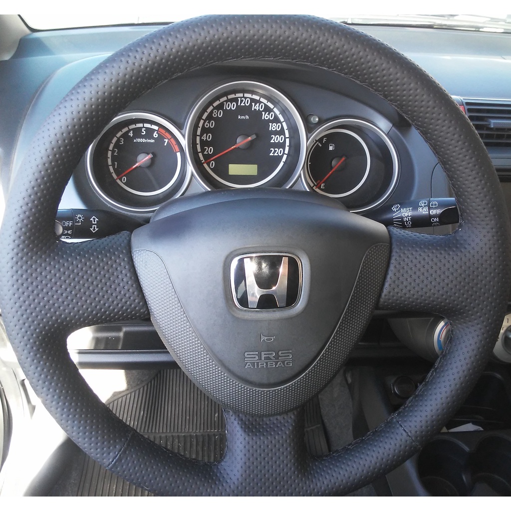 capa de volante costurada honda fit em Oferta na Shopee