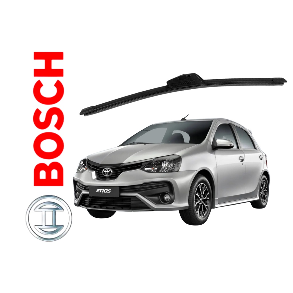 Palheta Limpador Parabrisa Toyota Etios Original Bosch 2012 2013 2014 2015 2016 2017 2018 2019 2020 em Oferta na Shopee
