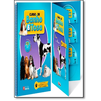 Curso de Banho & Tosa - Acompanha 3 Dvds