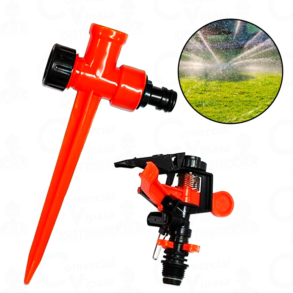 Kit Esguicho Giratório Irrigador Para Jardim Jato Regulador De Pressão Para Gramados Plantas Prático em Oferta na Shopee