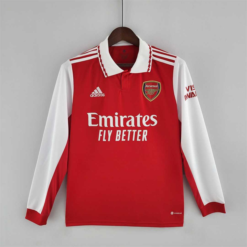22-23 Arsenal home Long Sleeve jersey 1:1 Camiseta do Camisa de Futebol Jersey - Escorrega o Preço