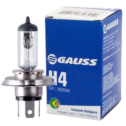 Kit Com 10 Lâmpadas Automotivas Gauss H4 60/55w Halógena 12v em Oferta na Shopee