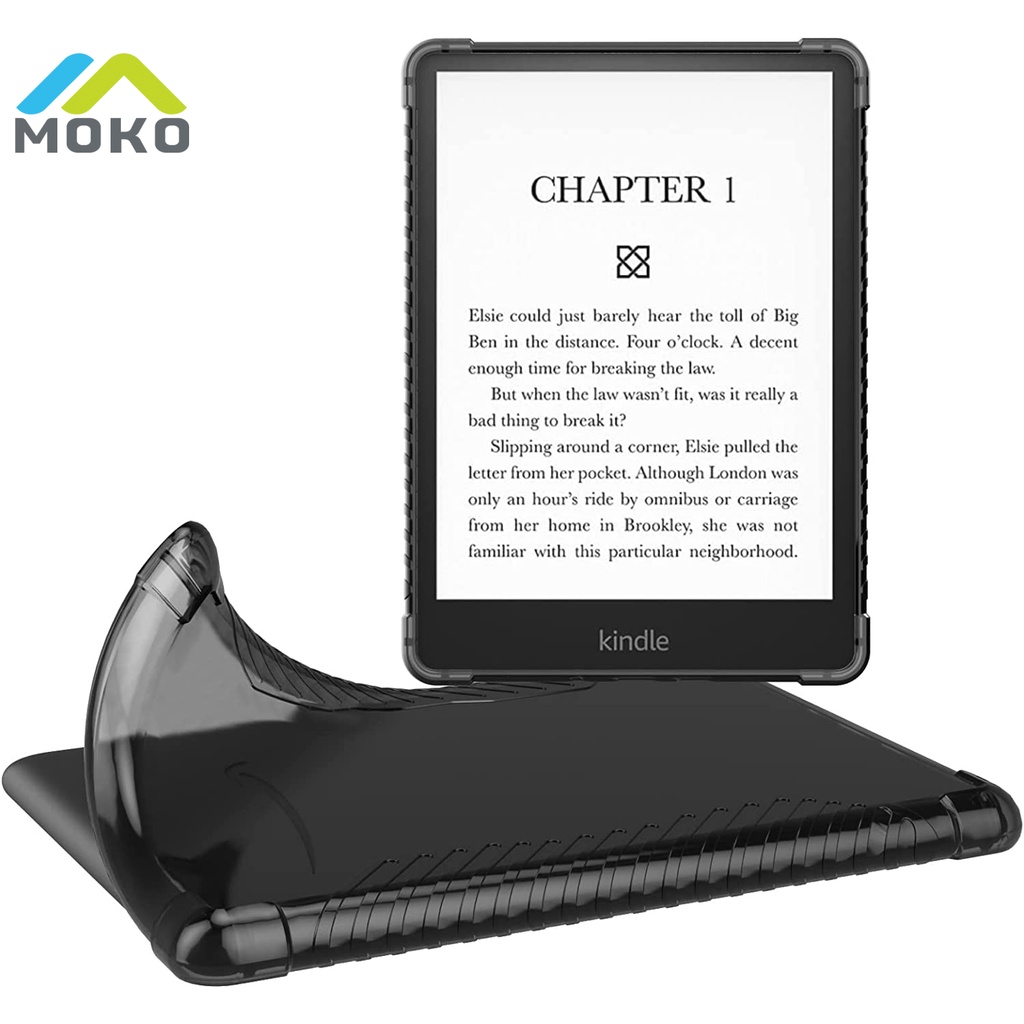 MoKo Ultra Clear Soft Capa Traseira Flexível Transparente TPU Para Papel Kindle Paperwhite 6.8 " 11a Geração 2021 E Edição De Assinatura