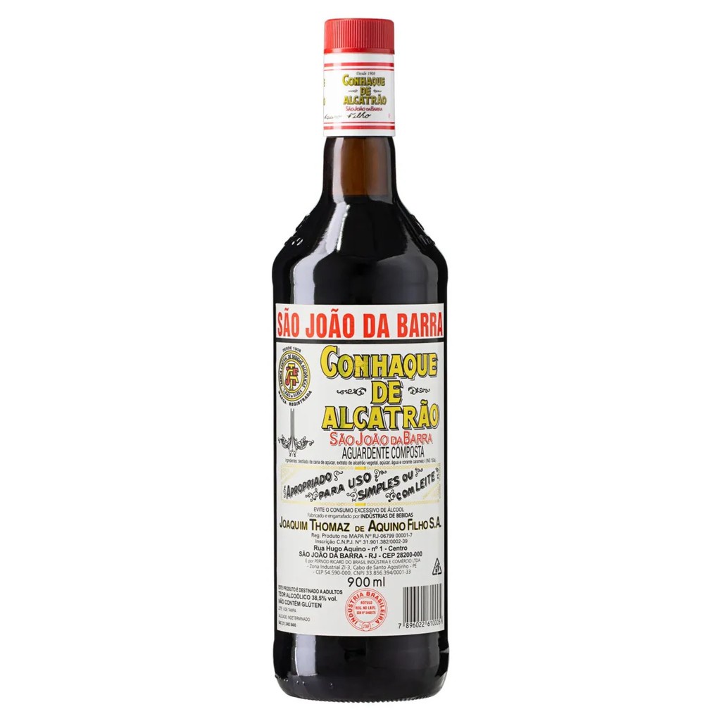 Conhaque de Alcatrão São João da Barra Garrafa 900ml Shopee Brasil