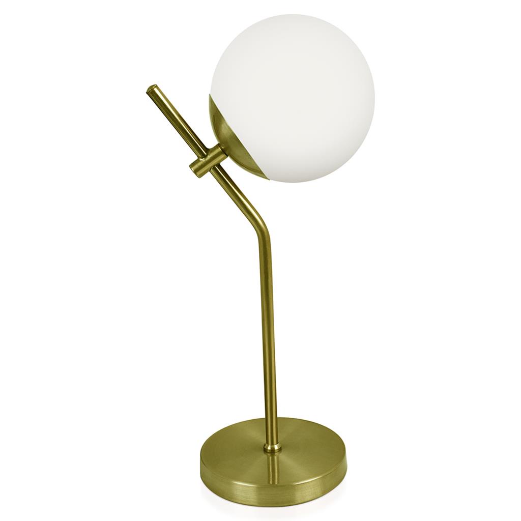 Abajur Luminaria De Mesa Aro Jabuticaba Globo Orby Dourado