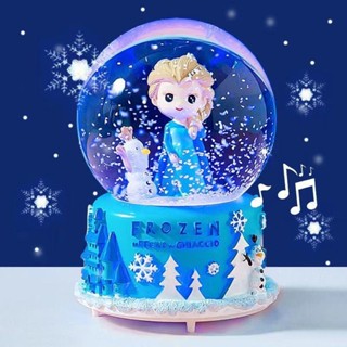Caixa de Música Crystal Ball Caixa de Música com Flocos de Neve Pode Presentes de Aniversário Luminoso Meninas Meninas Meninas Namoradas Amigas